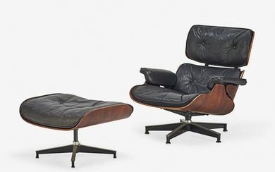 CHARLES & RAY EAMES FOR HERMAN MILLER LOUNGE CHAIR AND