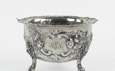 A Victorian English Silver Footed Bowl.