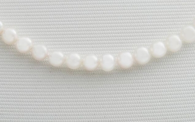 Tiffany & Co. Ziegfeld Collection Pearl Necklace Silver - Necklace