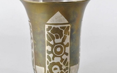 Luc Lanel - Christofle - Vase, Dinanderie - Art Deco