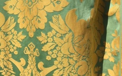 6m x 130cm Magnificent damask San Leucio fabric - Baroque - Cotton - 2018