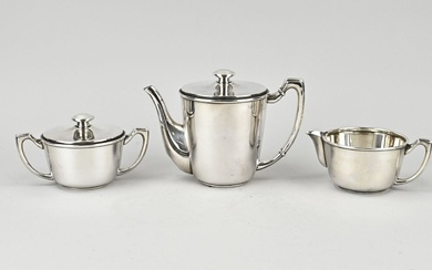 3-piece silver coffee service