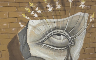 Salvador Dali (1904-1989), L'oeil fleuri (no. 6), décor pour le ballet Tristan fou