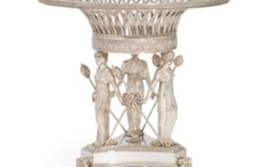 A GEORGE III SILVER DESSERT-STAND, MARK OF PAUL STORR, LONDON, 1812, RETAILED BY RUNDELL, BRIDGE AND RUNDELL