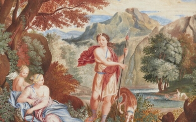 Charles-Antoine Coypel, follower of - Diana and her Nymphs