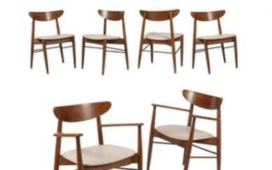 Danish Style - Oak Dining Chairs - Six
