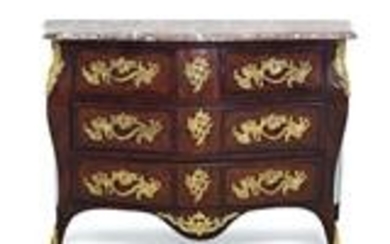French Louis XV chest of drawers