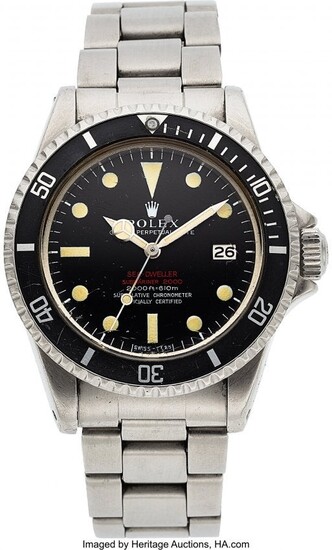54115: Rolex, Double Red" Sea-Dweller Submariner, Stain