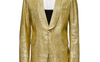 A David Bowie gold suit