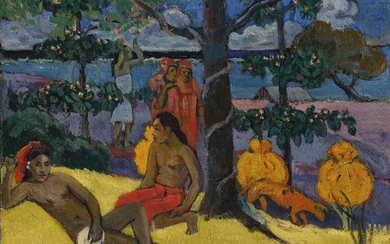 TE ARII VAHINE ? LA FEMME AUX MANGOS (II), Paul Gauguin