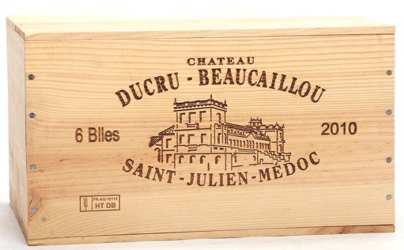 6 bts. Château Ducru-Beaucaillou, Saint - Julien.2. Cru Classé 2010 A (hf/in). Owc.