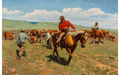 Rygh Westby (b. 1949), Cowboys (1982)