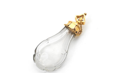 A Louis XV gold-mounted scent bottle