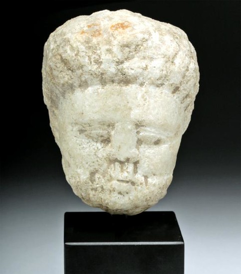 Ancient Roman Marble Head of a Bearded Male
