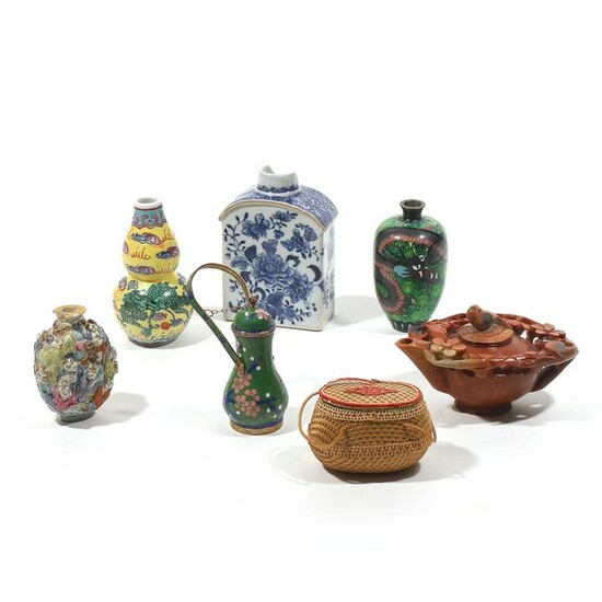 (7pc) MISC. JAPANESE & CHINESE VESSELS
