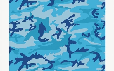 CAMOUFLAGE (BLUE), Andy Warhol