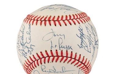 A 1989 World Series Champions Oakland Athletics Team Signed Autograph Baseball (PSA Letter of Authen