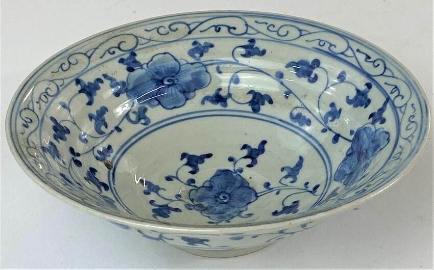 A Blue and White Chinese Bowl