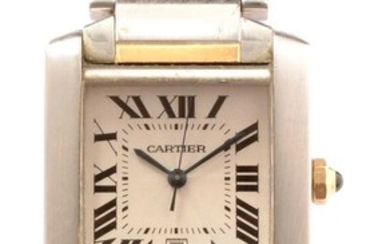 A Cartier Tank Francais wristwatch