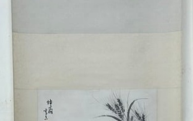 A Chinese ink painting of paintings of flowers and birds on paper, by Lu Kunfeng