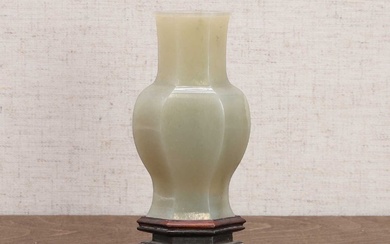 A Chinese jade vase