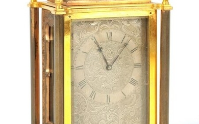 A FINE MID 19TH CENTURY ENGLISH ENGRAVED FUSEE CARRIAGE
