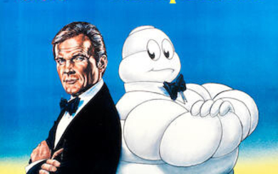 A James Bond 007 Michelin Dealer's Sweepstakes poster, 1985
