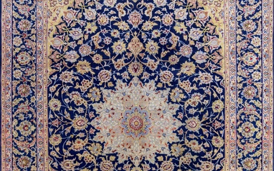 A Persian Hand Knotted Najafabad Carpet, 378 X 268