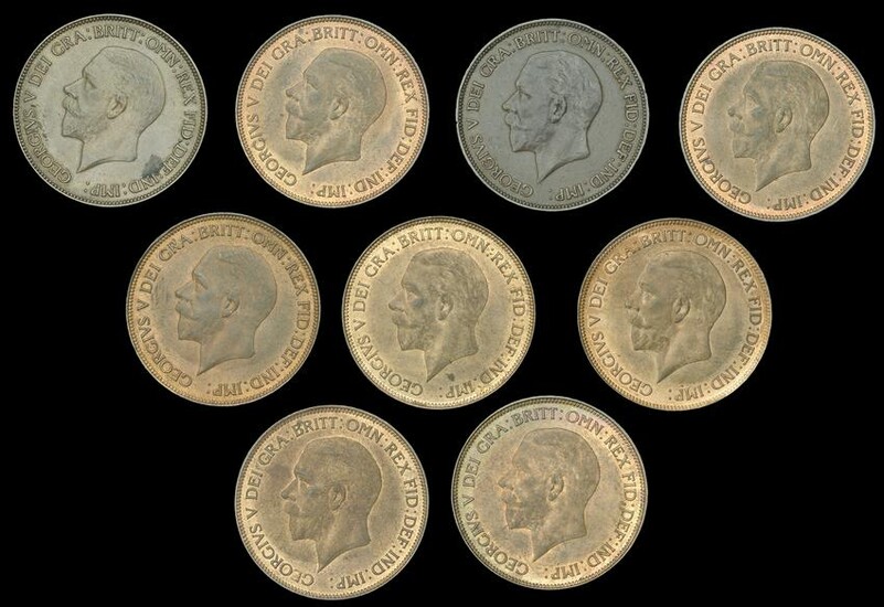 A Specialist Group of Milled Bronze Coins