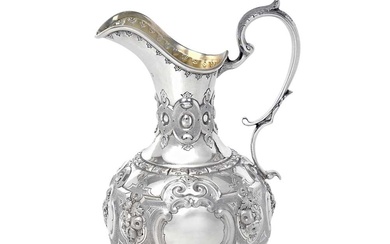 A Victorian Silver Cream-Jug by Martin Hall and Co. Ltd., Sheffield, 1859