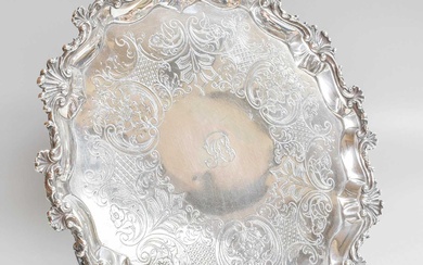 A Victorian Silver Salver, by Samuel Hayne and Dudley Cater,...