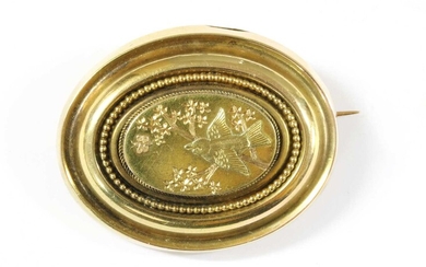 A Victorian gold brooch