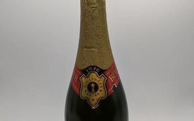 A bottle of vintage 1976 Bollinger Brut champagne