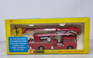 A boxed Corgi Toys No.1127 late box Simon Snorkell Fire Engi...
