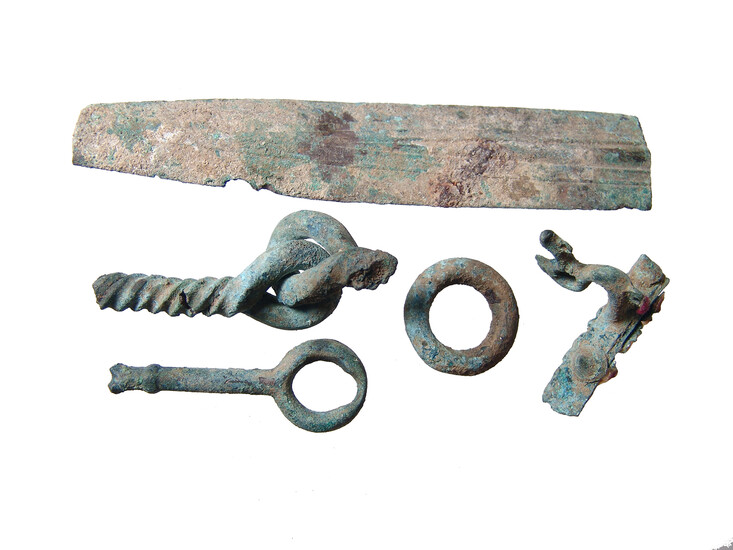 A group of Near Eastern bronze items