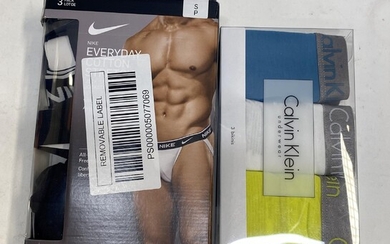 A group of underwear marked Calvin Klein etc. size S