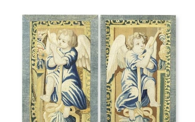 A pair of Flemish tapestry panels Circa 1650