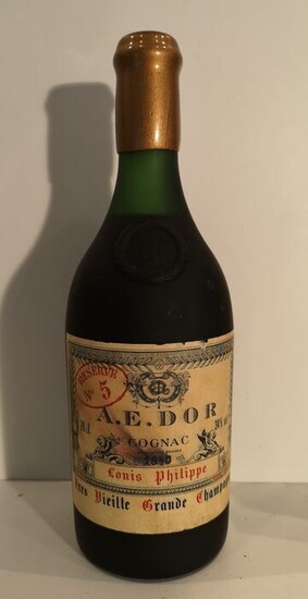 A.E. Dor 1840 - Cognac Très Vieille Grande Champagne Réserve N°5 Louis Philippe - b. 1970s, 1980s - 70cl