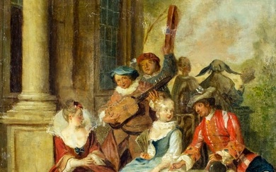 AFTER Jean Baptiste Pater (France,1695-1736) oil painting antique