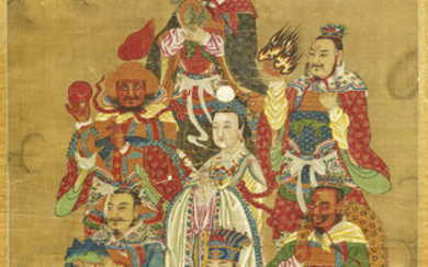 ANONYME (CHINE, DYNASTIE MING, 1368-1644), DIVINITES TAOISTES