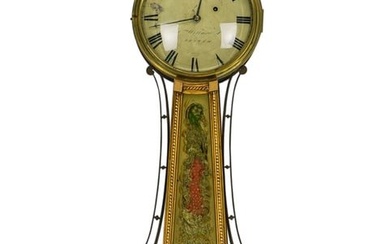 Aaron Willard, Jr Boston Gilt Banjo Clock