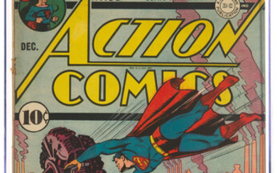 Action Comics #55 (DC, 1942) CGC VG+ 4.5 Off-white...