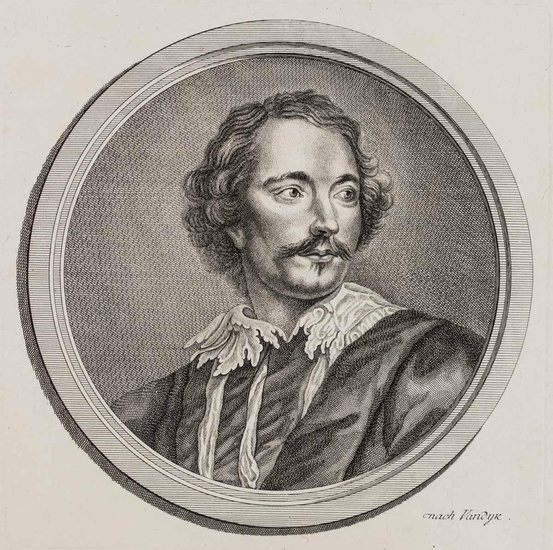 After DYCK (*1599), Self-portrait, around 1775, Copper engraving