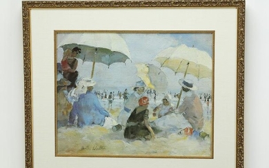 After Marth Walter litho of beach scene