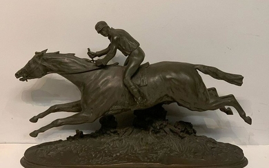 After Pierre Lenordez Bronze Sculpture. Horse and