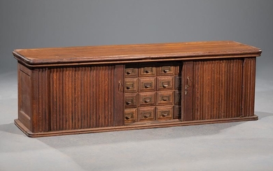 American Oak Library Cabinet