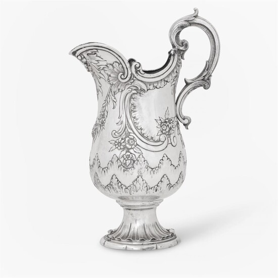 (-), An Austrian silver helmet-shaped water-jug Mark of...