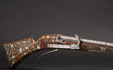 An important mother-of-pearl-inlaid matchlock-musket