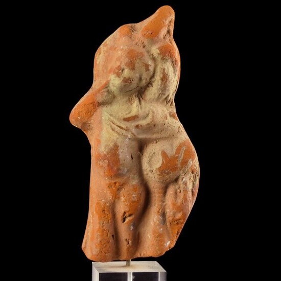 Ancient Egypt, Ptolemaic Terracotta Figure of Harpocrates