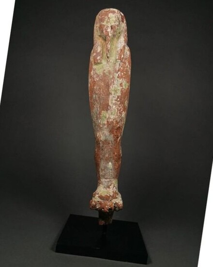 Ancient Egyptian Wooden Ptah-Osiris-Sokar statue- 45 cm